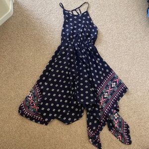 Girls Handkerchief Summer Dress Soprano Size XL (16) Nordstrom